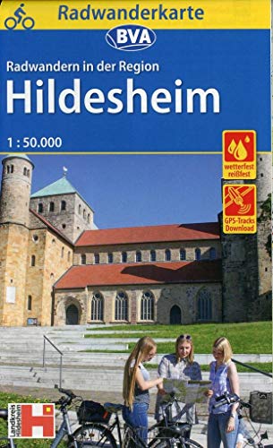 Radwanderkarte BVA Radwandern in der Region Hildesheim, 1:50.000, reiß- und wetterfest, GPS-Tracks Download (Radwanderkarte 1:50.000) von BVA BikeMedia