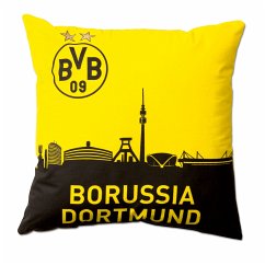 BVB 16820100 - BVB-Kissen mit Skyline, Borussia Dortmund, 40x40cm von Borussia Dortmund