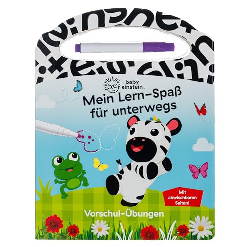 Baby Einstein - Mein Lern-Spaß für unterwegs - Vorschul-Übungen - Pappbilderbuch mit Stift und abwischbaren Seiten ab 3 Jahren von Phoenix International