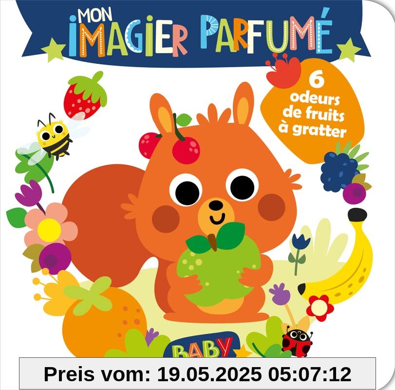 Baby Hemma - Mon imagier parfumé - 6 odeurs de fruits à gratter