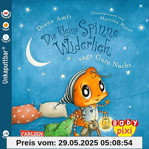 Baby Pixi (unkaputtbar) 119: Die kleine Spinne Widerlich sagt Gute Nacht: Ein Baby-Buch ab 12 Monaten (119)