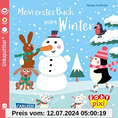 Baby Pixi (unkaputtbar) 126: Mein erstes Buch vom Winter: Ein Bildwörterbuch rund um Winter und Weihnachten für Babys ab 1 Jahr (126)