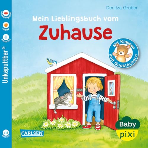 Baby Pixi (unkaputtbar) 84: Mein Lieblingsbuch vom Zuhause: Ein Baby-Buch mit Klappen und Gucklöchern ab 1 Jahr (84)