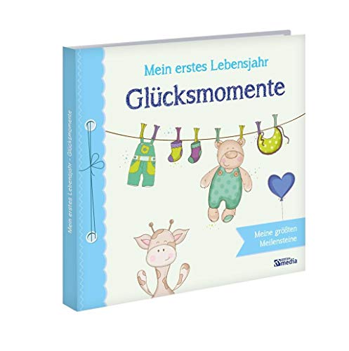 Babyalbum: Mein erstes Lebensjahr - Glücksmomente. Blau Babyalbum: Mein erstes Lebensjahr - Glücksmomente. Blau von Media Verlagsgesellschaft