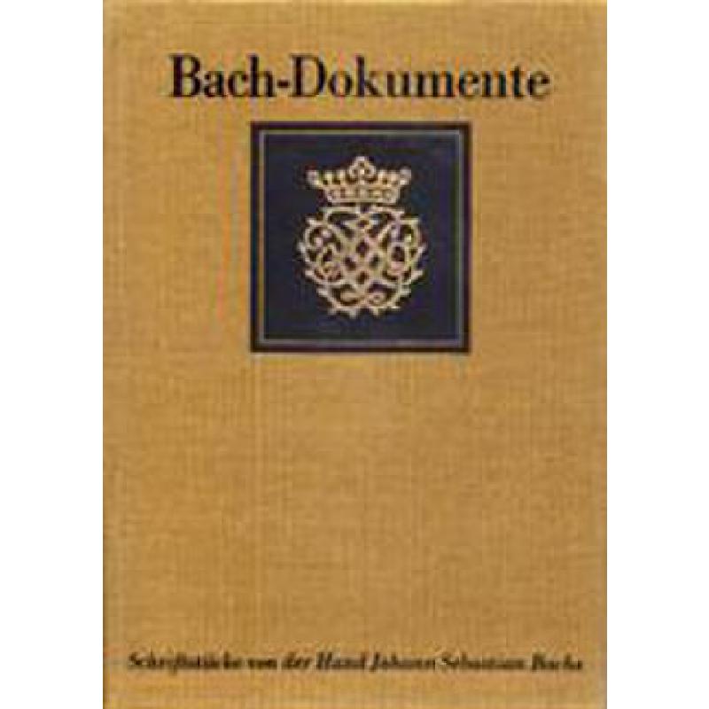 Bach Dokumente 1 Bach Dokumente 1