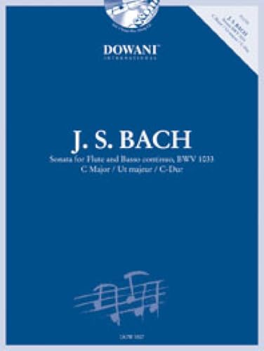 Bach: Sonata for Flute and Basso Continuo in C Major, Bwv 1033 von Dowani Editions