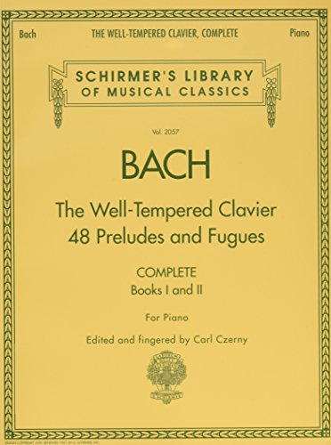 Bach: The Well-Tempered Clavier 48 Preludes and Fugues: Complete Books 1 and II for Piano: (Schirmer's Library of Musical Classics): Complete Books I ... Library of Musical Classics, 2057) von G. Schirmer, Inc.