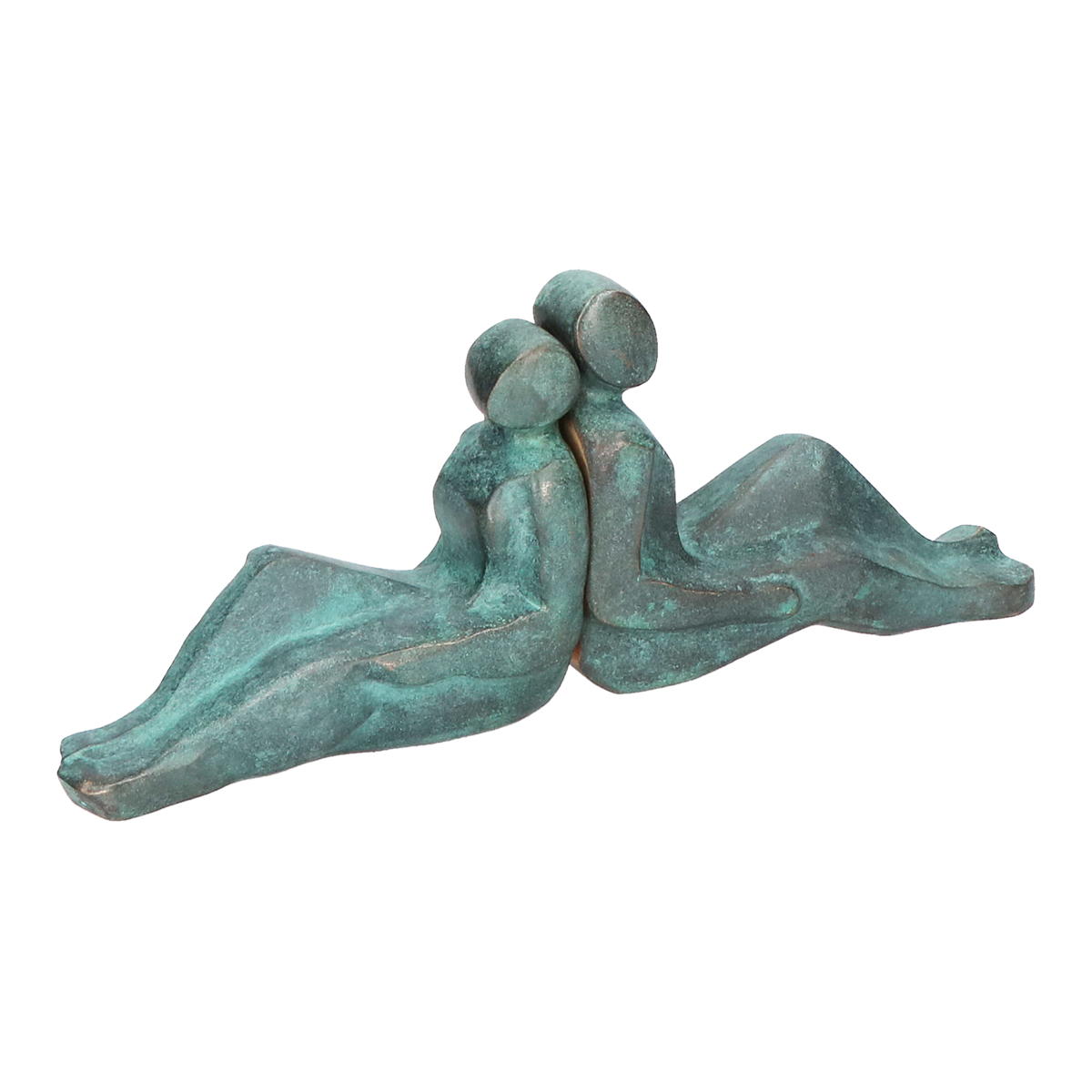 Back to back - zweiteiliges Paar aus Bronze (1 Stück) von Butzon und Bercker