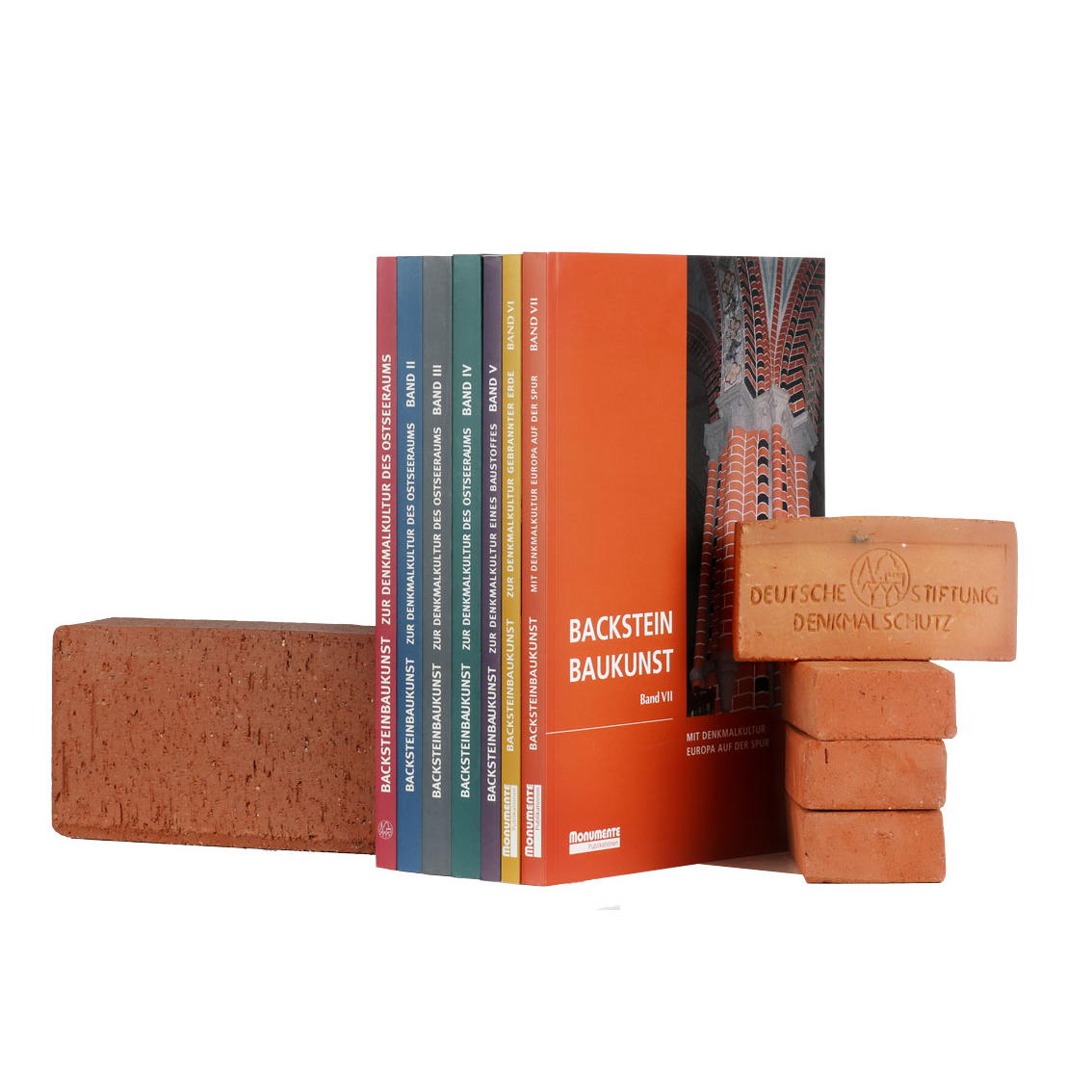 Backsteinbaukunst. Band 1 - 7 im Paket (7 Ex.) von Monumente Publikationen