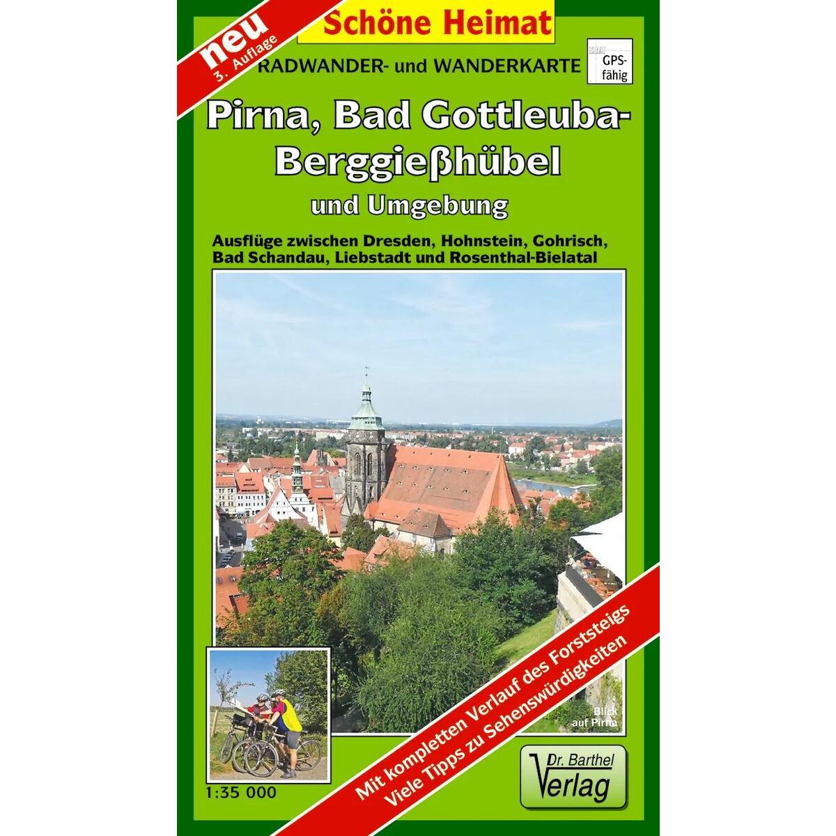 Bad Gottleuba-Berggießhübel, Pirna und Umgebung 1 : 35 000. Radwander- und Wande... Bad Gottleuba-Berggießhübel, Pirna und Umgebung 1 : 35 000. Radwander- und Wande... von Barthel Dr.
