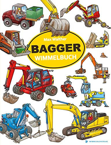 Bagger Wimmelbuch Pocket: Die praktische Pocket Ausgabe für unterwegs