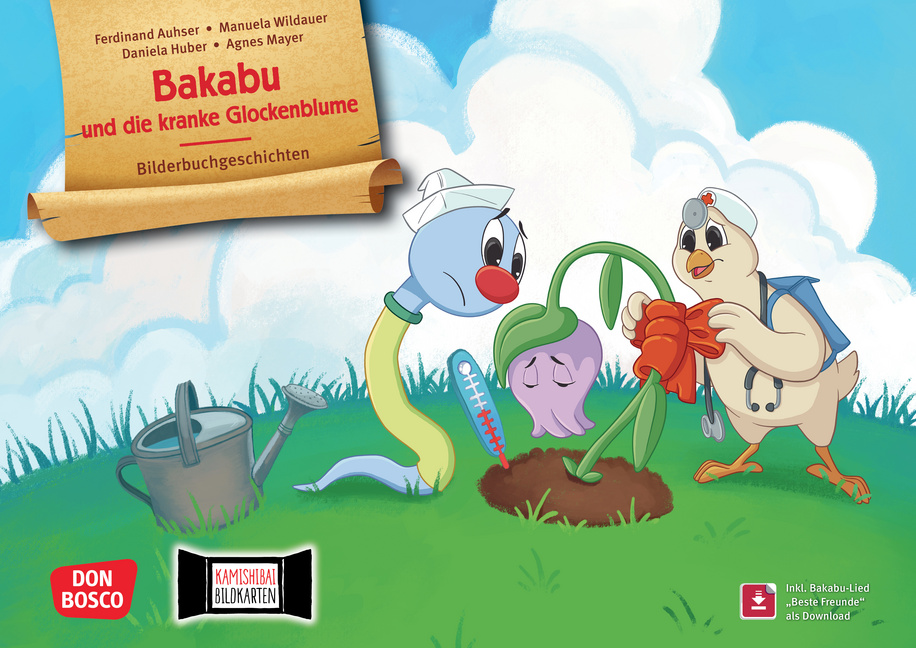 Bakabu und die kranke Glockenblume. Kamishibai Bildkartenset von Don Bosco Medien