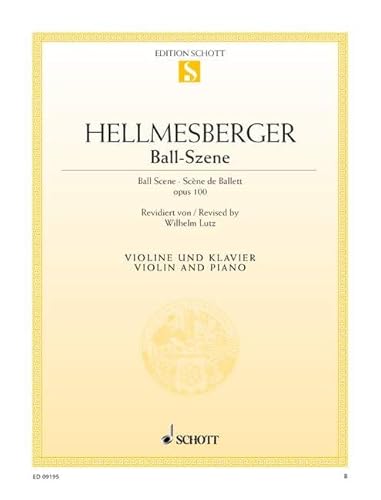 Ball-Szene: Violine und Klavier. (Edition Schott Einzelausgabe)