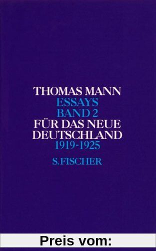 Band 2: Für das neue Deutschland: 1919-1925