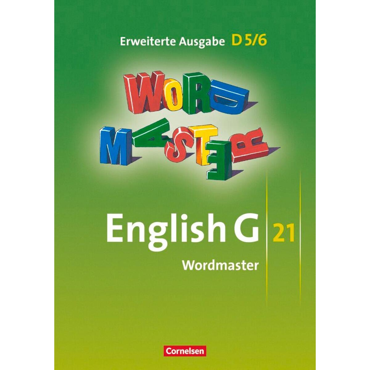 Band 5/6: 9./10. Schuljahr - Wordmaster Band 5/6: 9./10. Schuljahr - Wordmaster von Cornelsen Verlag GmbH