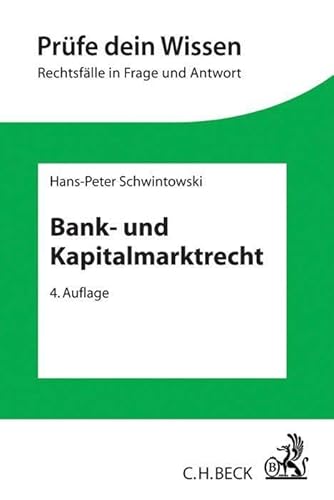 Bank- und Kapitalmarktrecht (Prüfe dein Wissen)