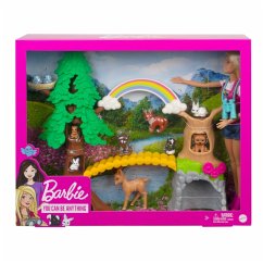 Barbie Waldtier-Forscherin Puppe und Spielset von Mattel
