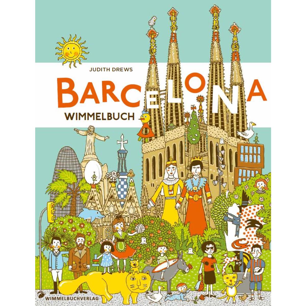 Barcelona Wimmelbuch von Adrian Wimmelbuchverlag
