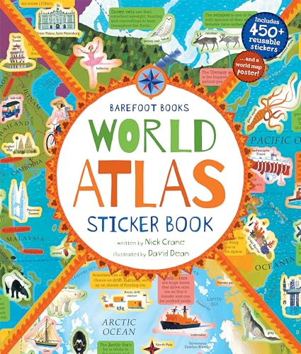 World Atlas Sticker Book (Barefoot Books): 1 (Barefoot Sticker Books)