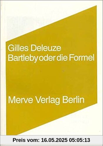 Bartleby oder Die Formel (IMD)