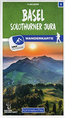 Basel - Solothurner Jura Nr. 05 Wanderkarte 1:40 000: Matt laminiert, free Download mit HKF Outdoor App (Kümmerly+Frey Wanderkarten, Band 5) von Kmmerly und Frey