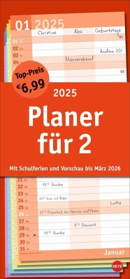 Basic Planer für zwei 2025 von Heye / Heye Kalender