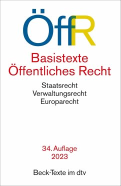 Basistexte Öffentliches Recht von Beck Juristischer Verlag / DTV