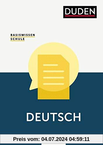 Basiswissen Schule – Deutsch Abitur: Das Standardwerk für die Oberstufe