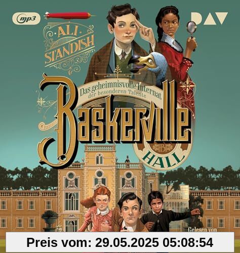 Baskerville Hall – Das geheimnisvolle Internat der besonderen Talente (Teil 1): Ungekürzte Lesung mit Johann von Bülow (1 mp3-CD)
