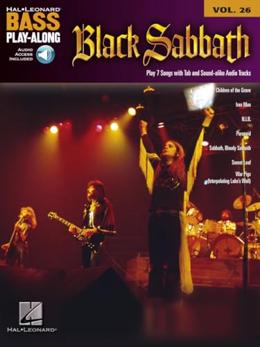 Bass Play-Along Volume 26: Black Sabbath: Play-Along, (Hal Leonard Bass Play-Along, Band 26)