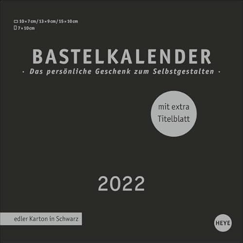 Bastelkalender schwarz klein Premium von Heye Kalender / Heye in Athesia Kalenderverlag