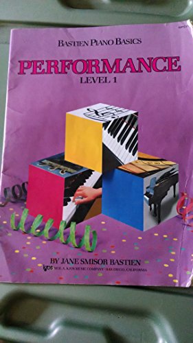 Bastien Piano Basics Performance Level 1 Pf