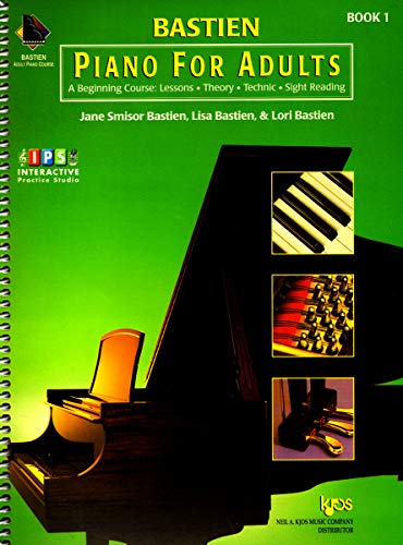 Piano for Adults - a Beginning Course Book 1 + 2 Cd's: Lessons, Theory, Technique, and Sight Reading (Bastien Adult Piano Course)