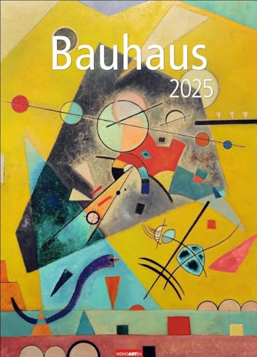 Bauhaus Kalender 2025: Hochwertiger Wandkalender mit 12 wichtigen Kunstwerken des 20. Jahrhunderts. Großer Kunst-Kalender 2025 XXL. 49 x 68 cm. Hochformat von Weingarten