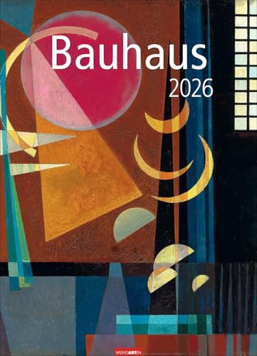 Bauhaus Kalender 2026: Hochwertiger Wandkalender mit 12 wichtigen Kunstwerken des 20. Jahrhunderts. Großer Kunst-Kalender 2026 XXL. 49 x 68 cm. Hochformat von Weingarten