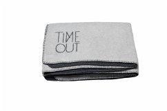 Baumwolldecke "time out" von David Fussenegger Textil