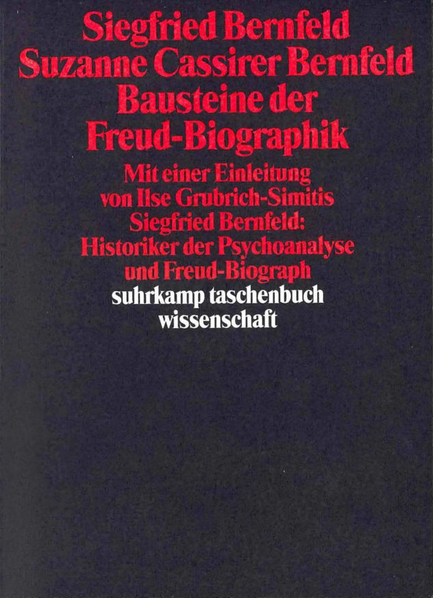 Bausteine der Freud-Biographik Bausteine der Freud-Biographik von Suhrkamp Verlag