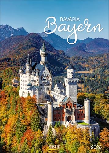 Bayern 2026: Wandkalender mit Fotos von Bayern. Format 30 x 42 cm. von Korsch Verlag