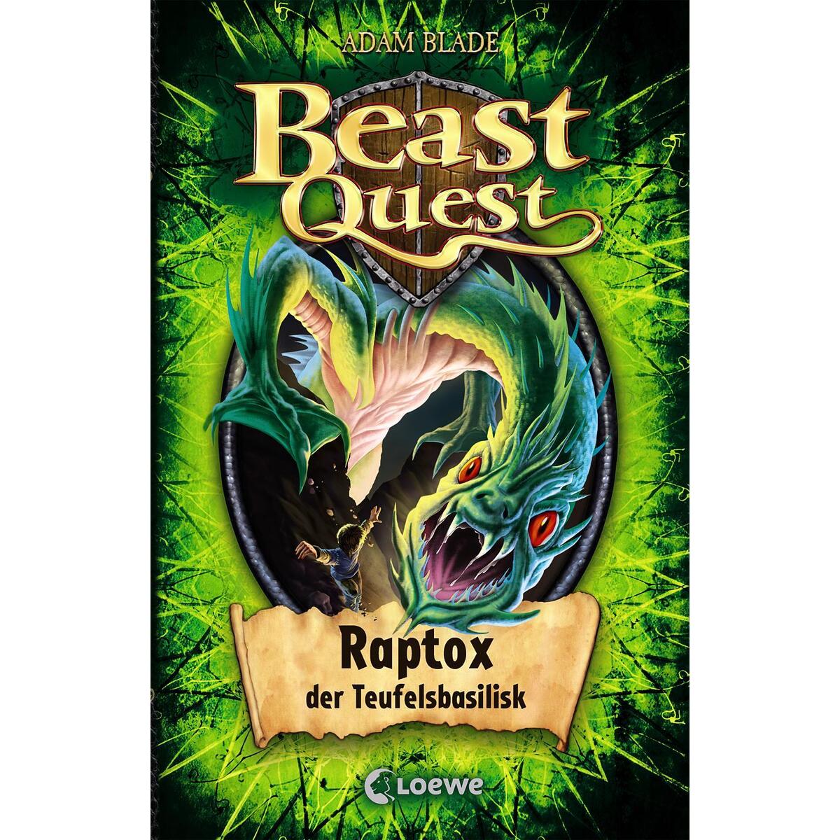 Beast Quest 39. Raptox, der Teufelsbasilisk von Loewe Verlag GmbH