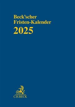 Beck'scher Fristen-Kalender 2025 von Beck Juristischer Verlag