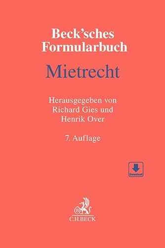 Beck'sches Formularbuch Mietrecht von Beck C. H.