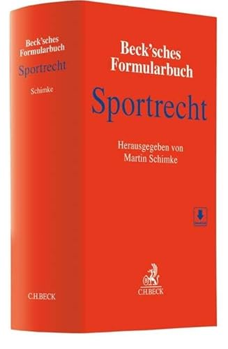 Beck'sches Formularbuch Sportrecht