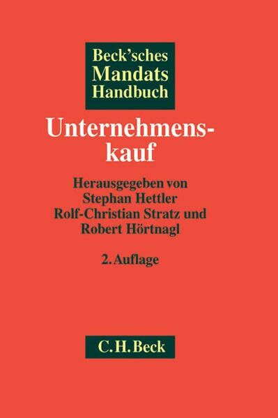 Beck'sches Mandatshandbuch Unternehmenskauf Beck'sches Mandatshandbuch Unternehmenskauf