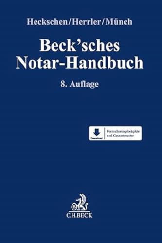 Beck'sches Notar-Handbuch von Beck C. H.