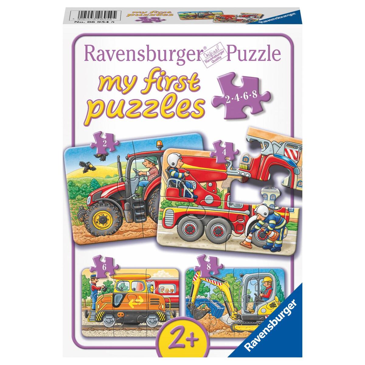 Bei der Arbeit. My first Puzzles. 4 Motive von Ravensburger Spieleverlag