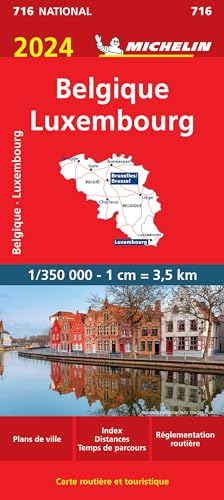 Carte Nationale Belgique, Luxembourg 2024 von MICHELIN