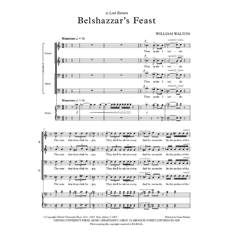 Belshazzar's feast