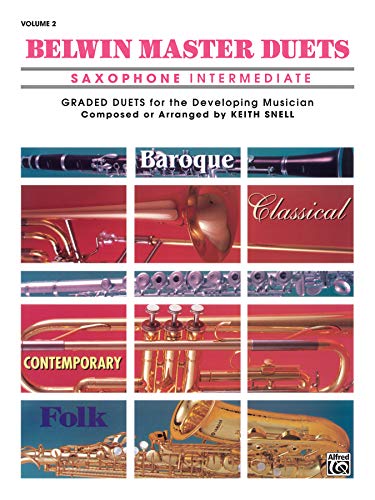 Belwin Master Duets (Saxophone), Vol 2: Intermediate von Alfred Music