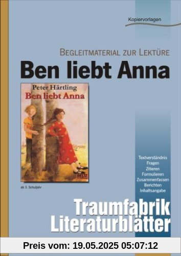 Ben liebt Anna, Literaturblätter Ben liebt Anna, Literaturblätter