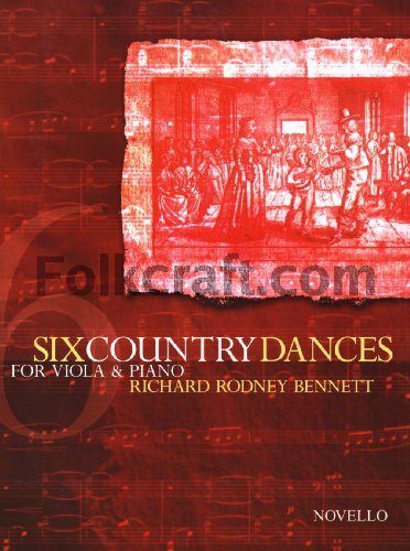 Six Country Dances: For Viola & Piano von Novello